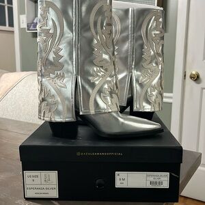 Azalea Wang Cowboy Boots- Never Work